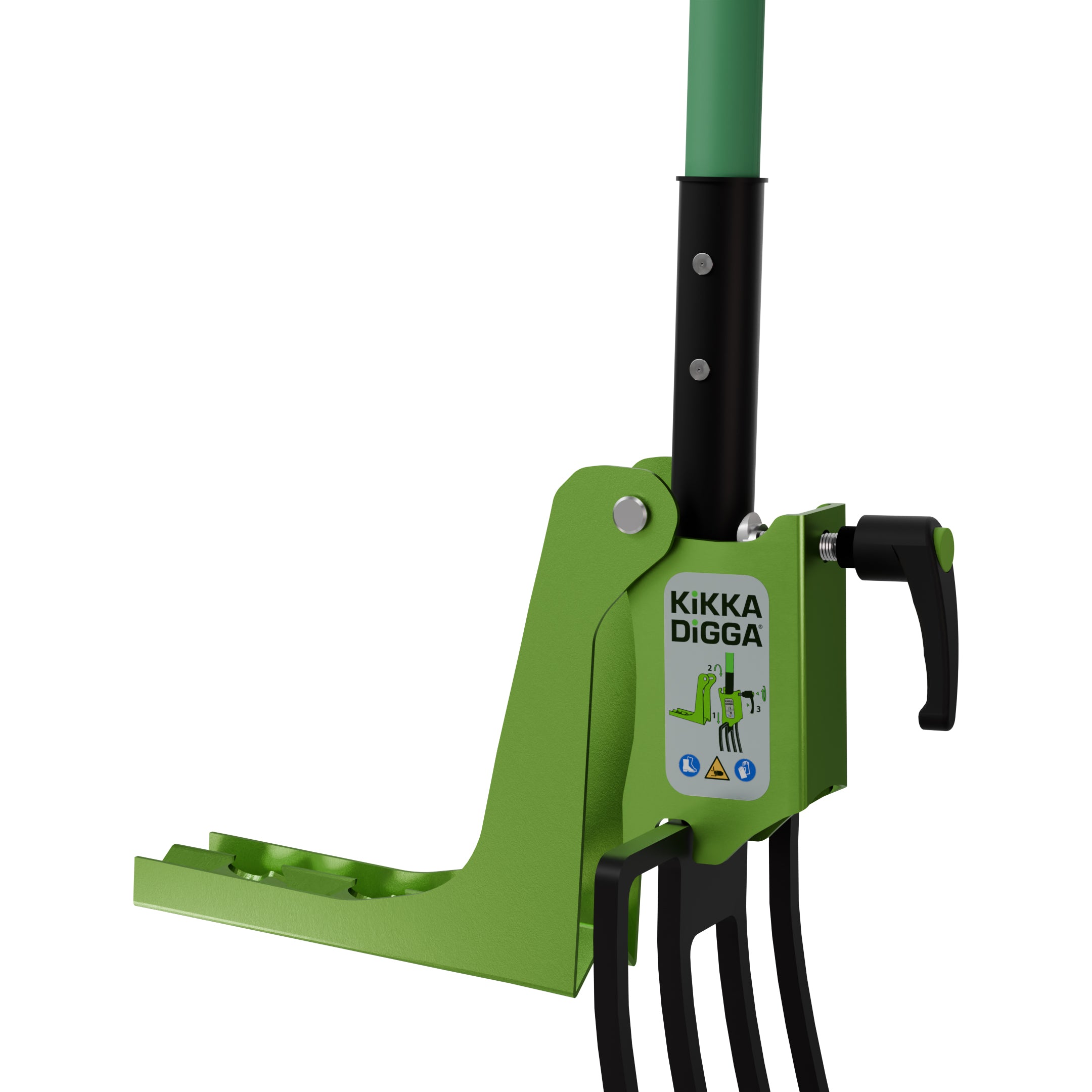 Kikka Digga – Ergonomic Digging Aid & Garden Fork Attachment | UK Made